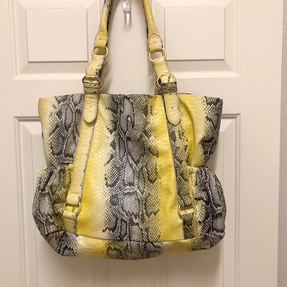 Iman snakeskin print - Large Shoulder Bag Purse - Picture 2 of 4